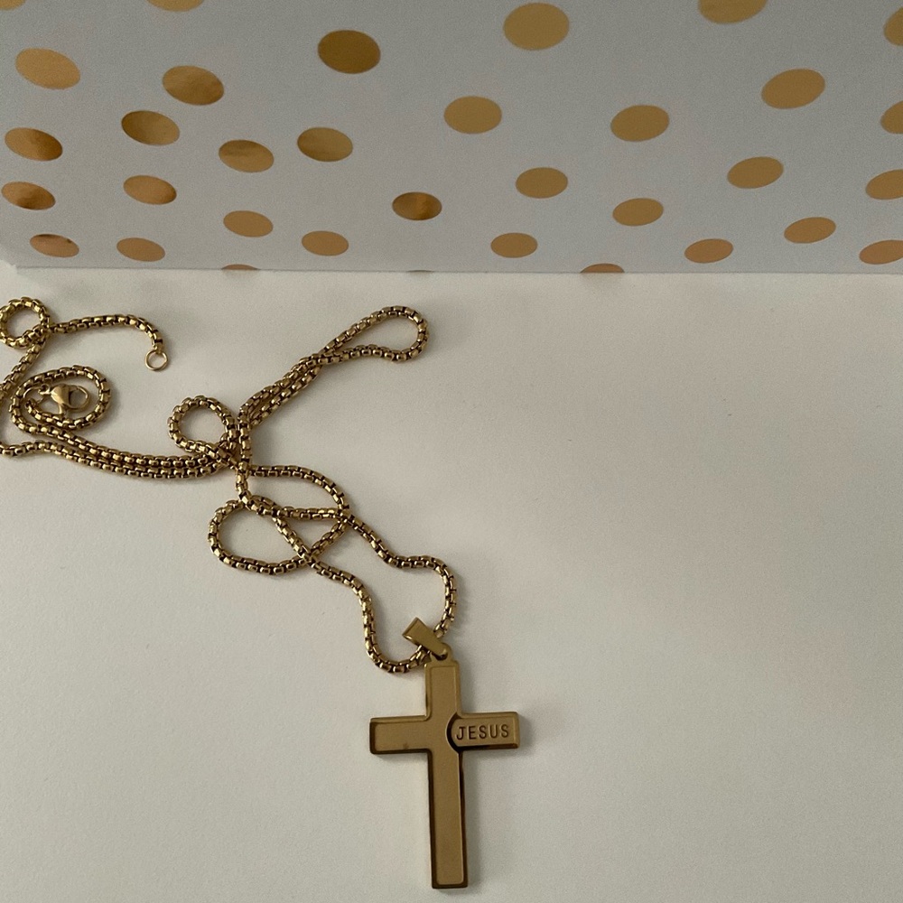 Stainless Steel Cross Necklace
